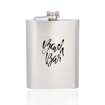 8 oz. Verano Stainless Steel Hip Flasks