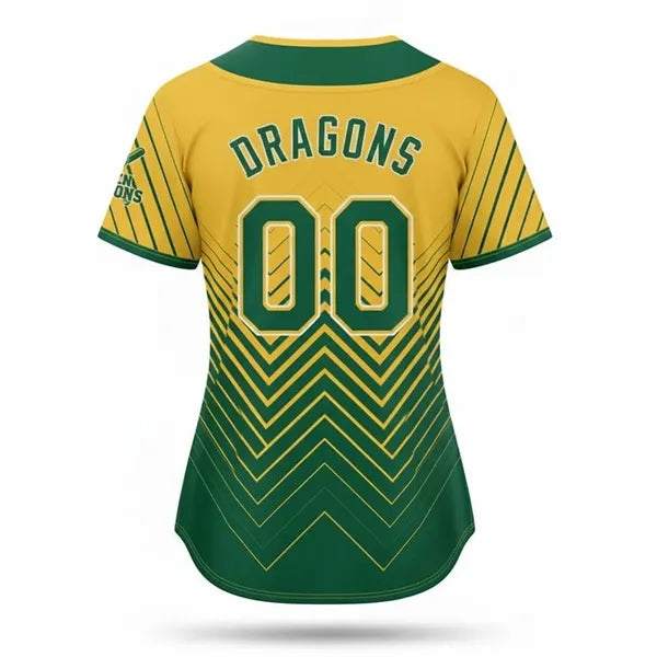 Women's Sublimated Full-Button Baseball (Interlock) Jersey