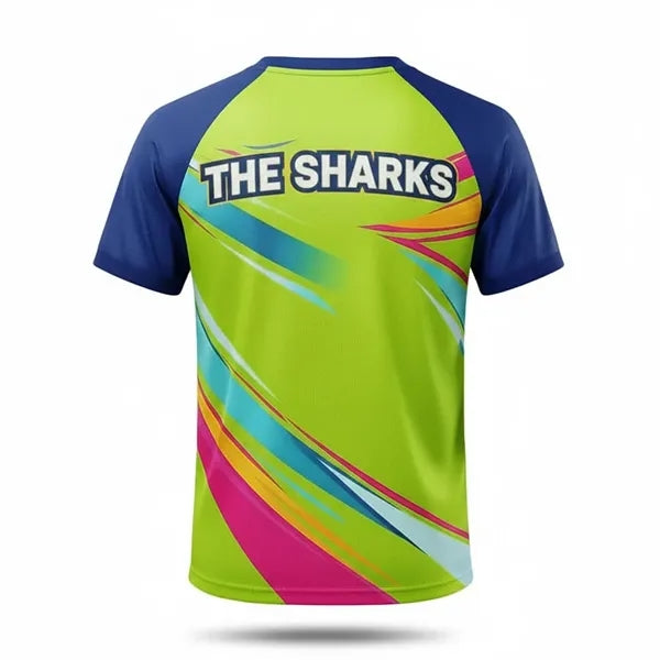 Men's Sublimated Crew Neck Raglan Baseball Jersey