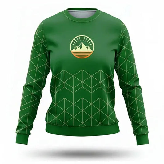 Sublimated 250G Women's Lightweight Crew Sweatshirt