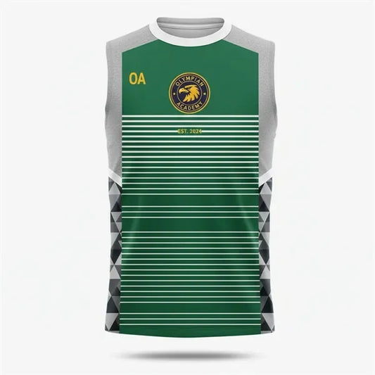 Men's Premium Poly Spandex Sleeveless Sublimated T Shirt