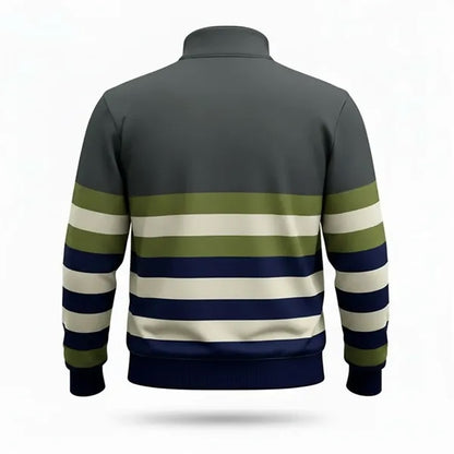 Sublimated Unisex 310G Fleece Lined Quarter Zip Sweatshirt