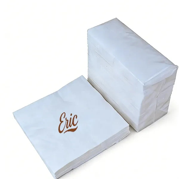 Custom Logo Printed Square Paper Napkins