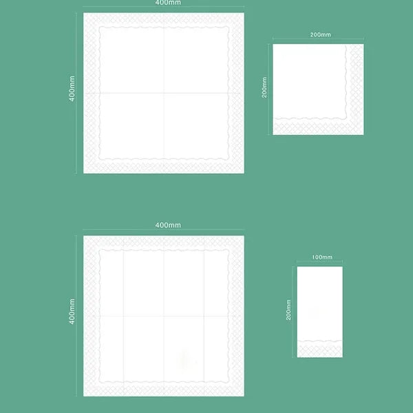 Custom Logo Printed Square Paper Napkins