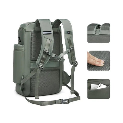 Multifunction Travel Laptop Backpack With Shoe Compartment