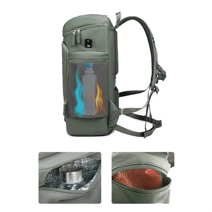 Multifunction Travel Laptop Backpack With Shoe Compartment