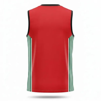 Spun Polyester Sublimated Sleeveless T Shirt Cotton Feel