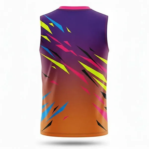 Unisex & Kids' Sublimated Athletic Sleeveless T-Shirt