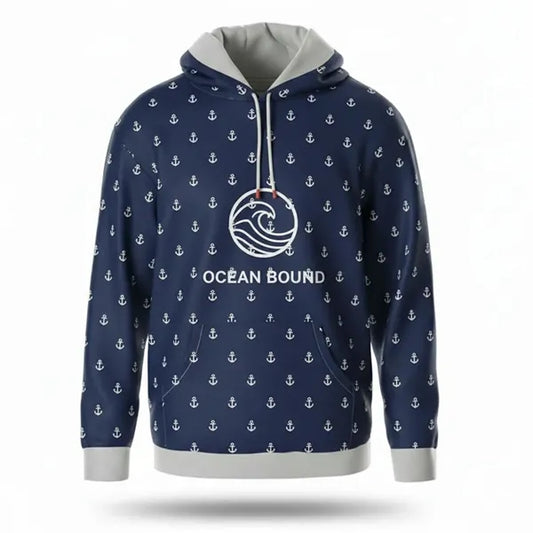 Full Color Unisex 350G Fleece Kangaroo Hoodie