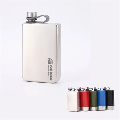 8oz Engravable Steel Flask Gift For Discrete Drinking