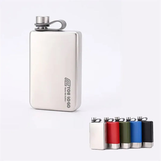 8oz Engravable Steel Flask Gift For Discrete Drinking