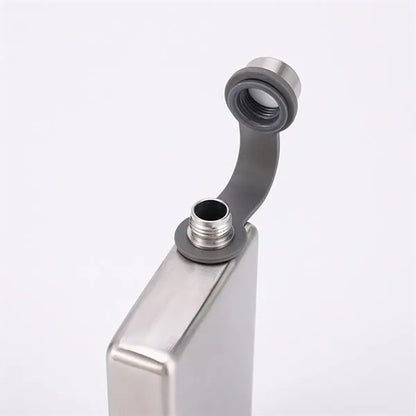 8oz Engravable Steel Flask Gift For Discrete Drinking