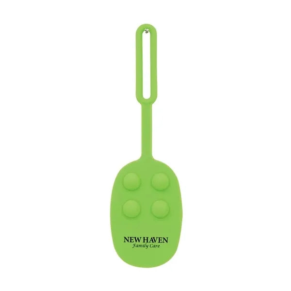 Momo Push Pop Silicone Luggage Tag
