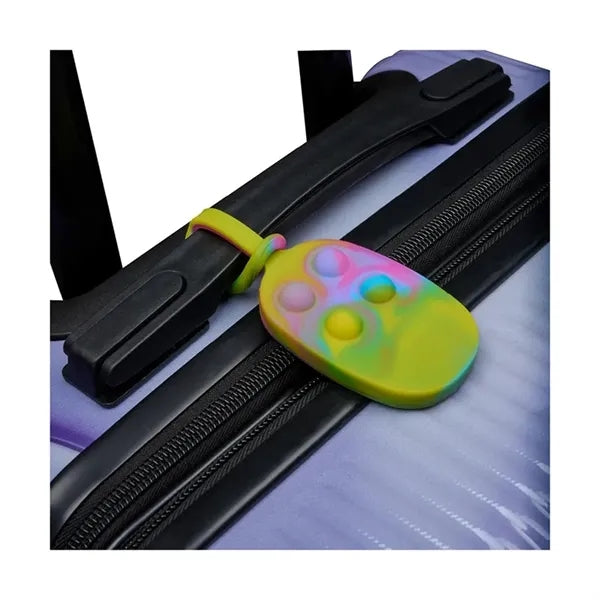 Momo Push Pop Silicone Luggage Tag