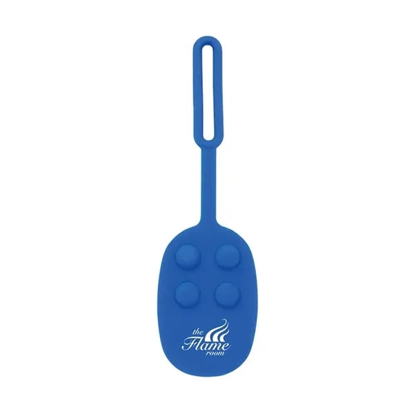 Momo Push Pop Silicone Luggage Tag