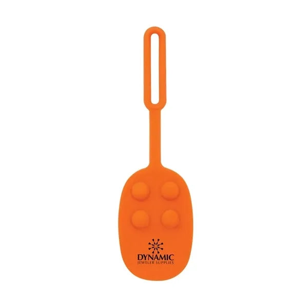 Momo Push Pop Silicone Luggage Tag