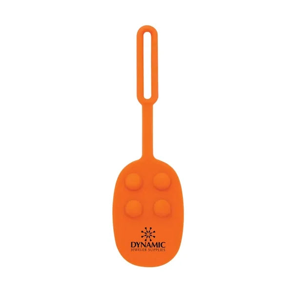 Momo Push Pop Silicone Luggage Tag