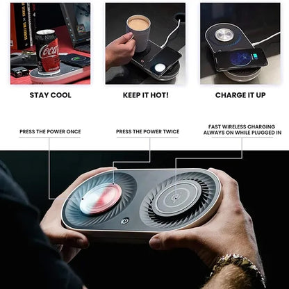 3 in 1 Function Desktop Intelligent Insulated Cup