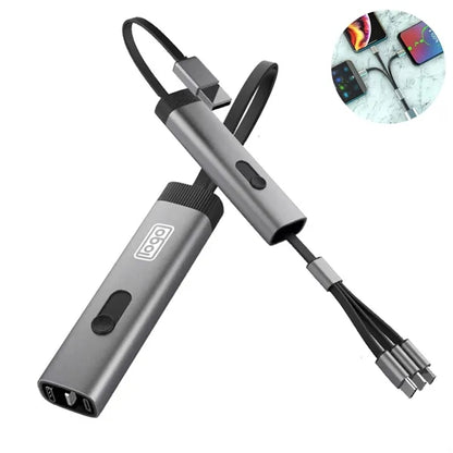 3 In 1 Multi Retractable Charger Cable