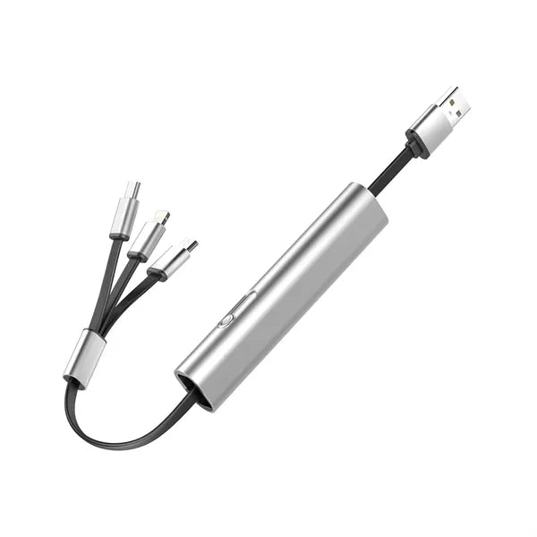 3 In 1 Multi Retractable Charger Cable