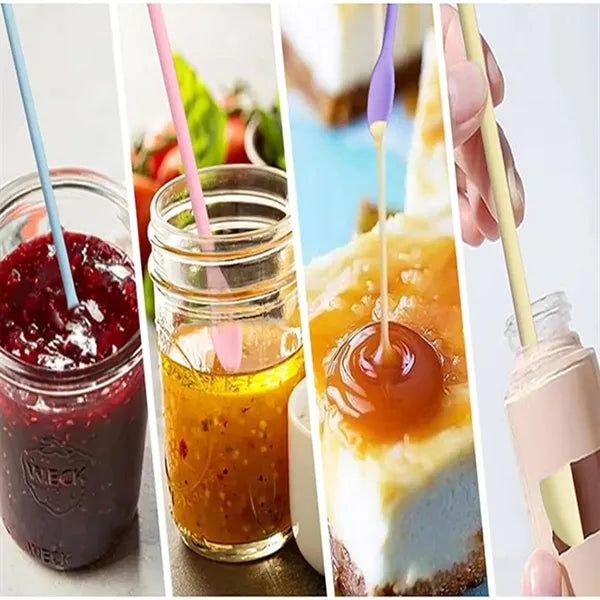 Double-headed Mini Silicone Spoon and Spatula