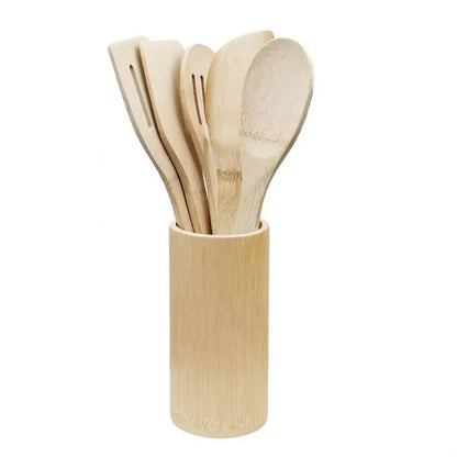 5-Piece Bamboo Kitchen Utensil Set