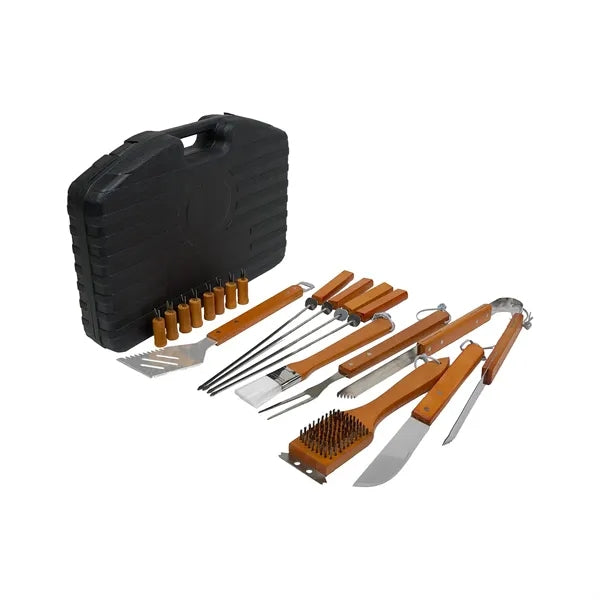 18Pcs Barbecue Set w/ Storage Case