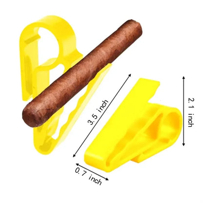 Golfer Cigar Holder Grip Clip