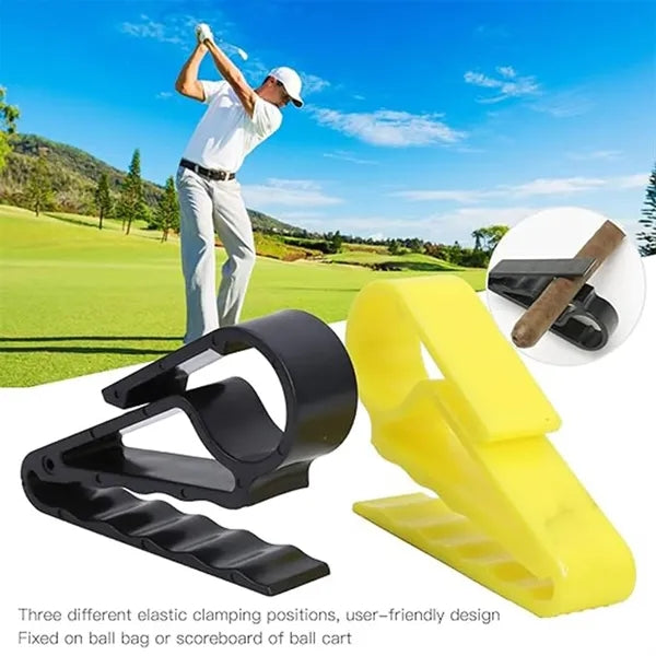 Golfer Cigar Holder Grip Clip