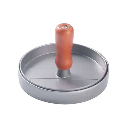 Burger manual meat press with non-stick coating