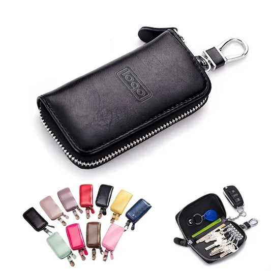 Leather Wallet with Key Holder