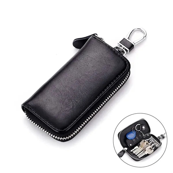 Leather Wallet with Key Holder
