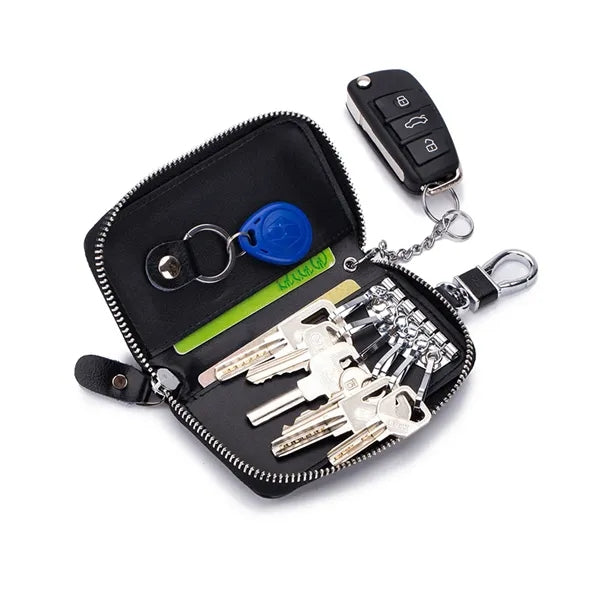 Leather Wallet with Key Holder