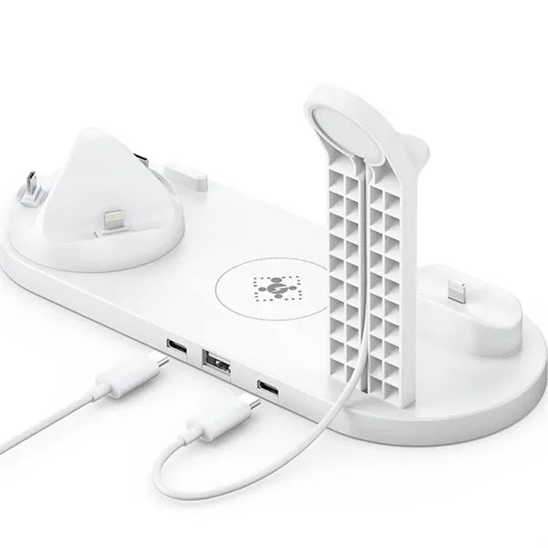 6-in-1 Wireless Fast Charging Charger for Mobile Phone