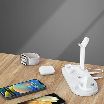 6-in-1 Wireless Fast Charging Charger for Mobile Phone