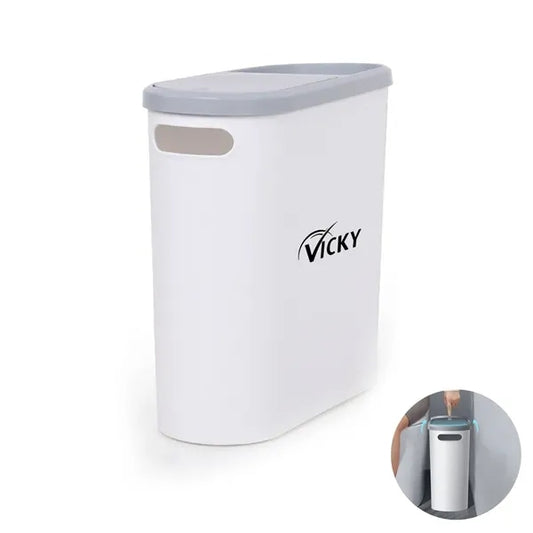 Bathroom Trash Can w/ Lid