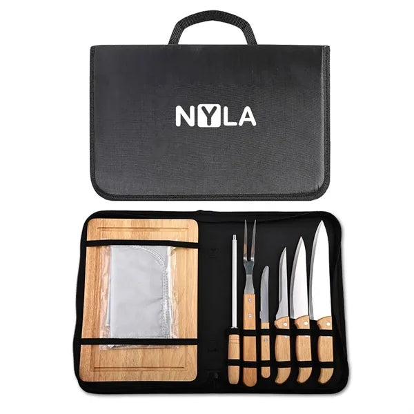 8Pcs Bbq Grill Tools Set