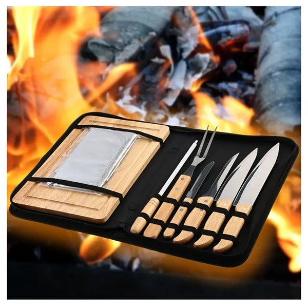 8Pcs Bbq Grill Tools Set