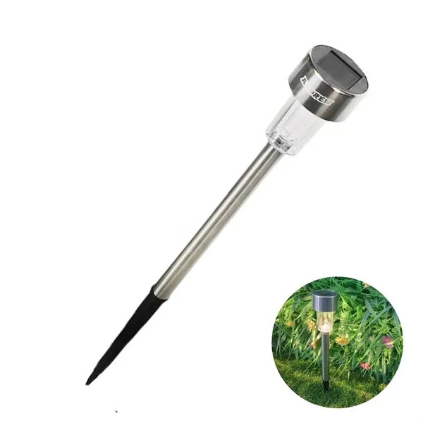 Stainless Steel Solar Powered Outdoor Landscape Lawn Light