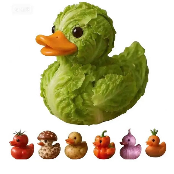 Vegetable Duck 3D Statue