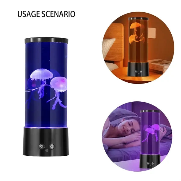 Lava discoloration lamp with floating lemons
