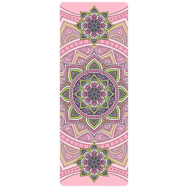 Suede shock-absorbing non-slip thickened yoga mat