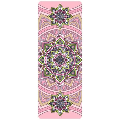Suede shock-absorbing non-slip thickened yoga mat