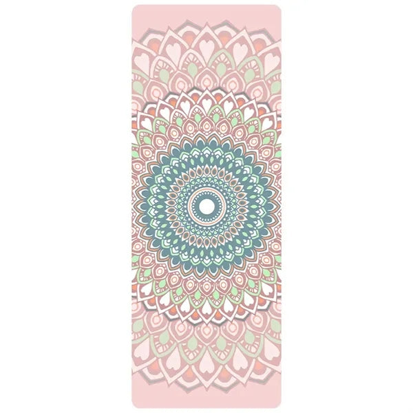Suede shock-absorbing non-slip thickened yoga mat