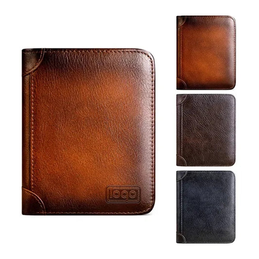 Anti-theft ultra-thin cowhide genuine leather