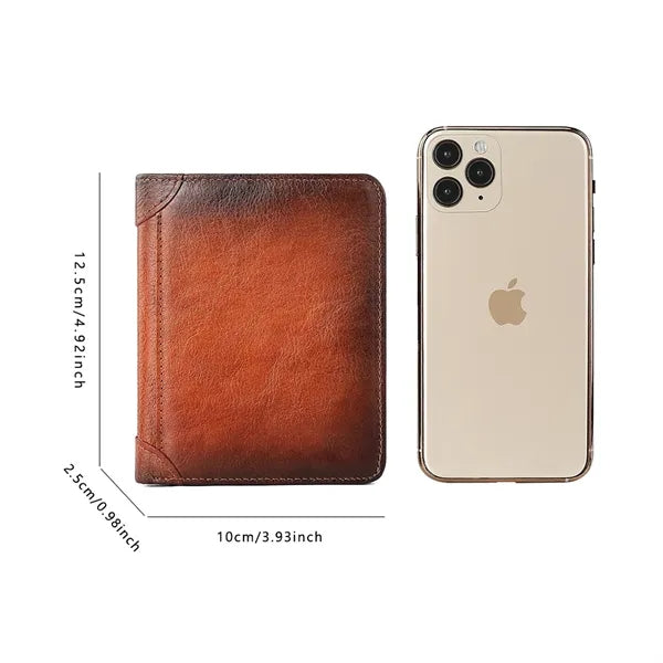 Anti-theft ultra-thin cowhide genuine leather