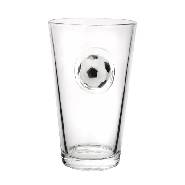14 oz Soccer Glass