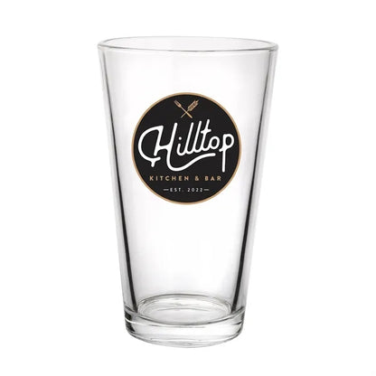 14 oz Soccer Glass