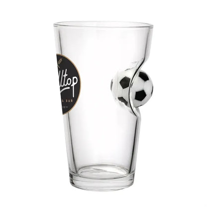 14 oz Soccer Glass