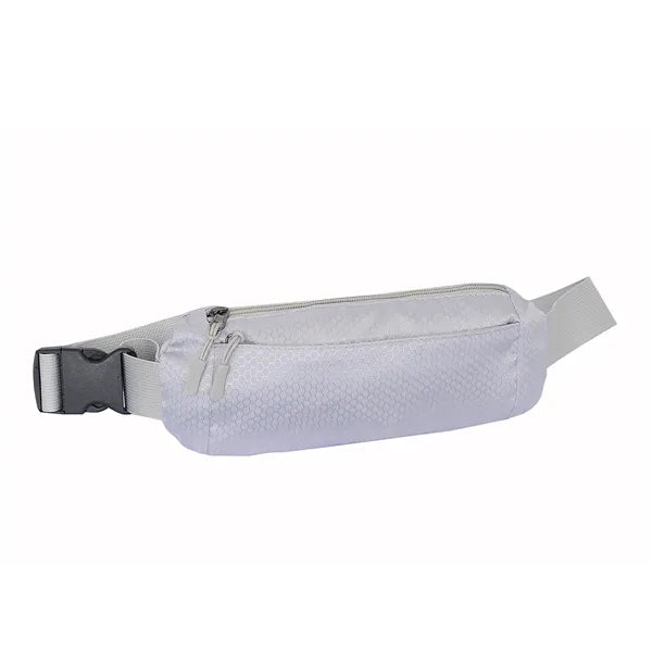 Oval Running Belt w/ 2 Pockets - Custom Logo 10.5x2.5x5 in